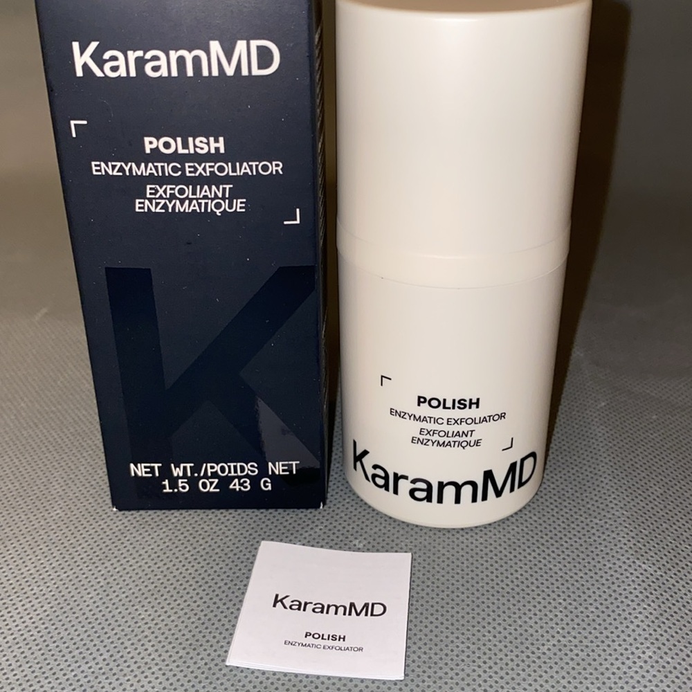 KaramMD Polish Enzymatic Exfoliator NEW Unused Opened only for pictures Skincare